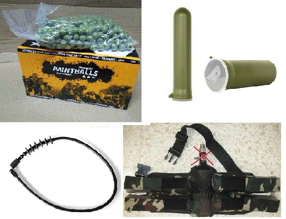 1- Caja de Bolas Premium Field Cal.68; 2000 Unds + 1- Baqueta  limpieza + 2  Pod 100 Bolas Cal.  68 + 1  Battle Pack 4 +  - *Envío Gratis 4/5Días.